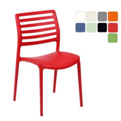 kırmızı plastik sandalye