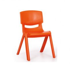 turuncu plastik çocuk sandalyesi