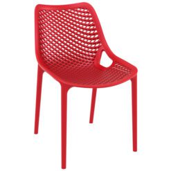 kırmızı plastik sandalye